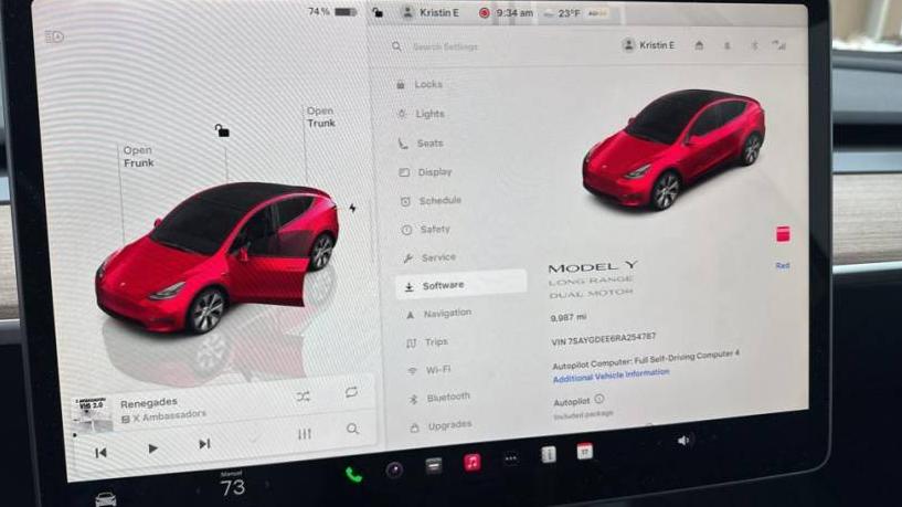 TESLA MODEL Y 2024 7SAYGDEE6RA254787 image